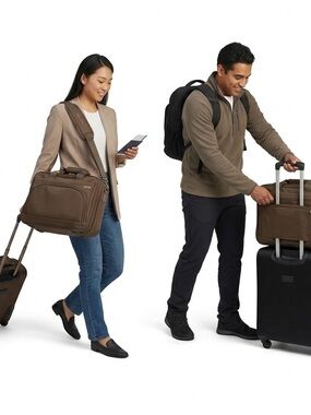 Dakota by Tumi Olive Green Ballistic Nylon Carry-On Bag